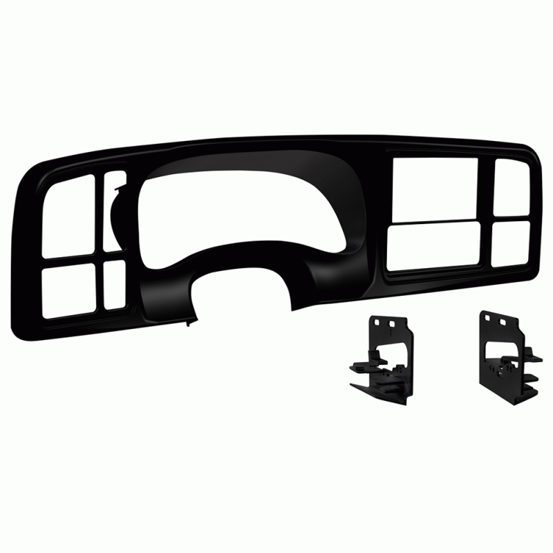 DP-3002B METRA Double-Din Dash Kit GM Full-Size Trucks and SUVs 1999-2002 - Matte Black