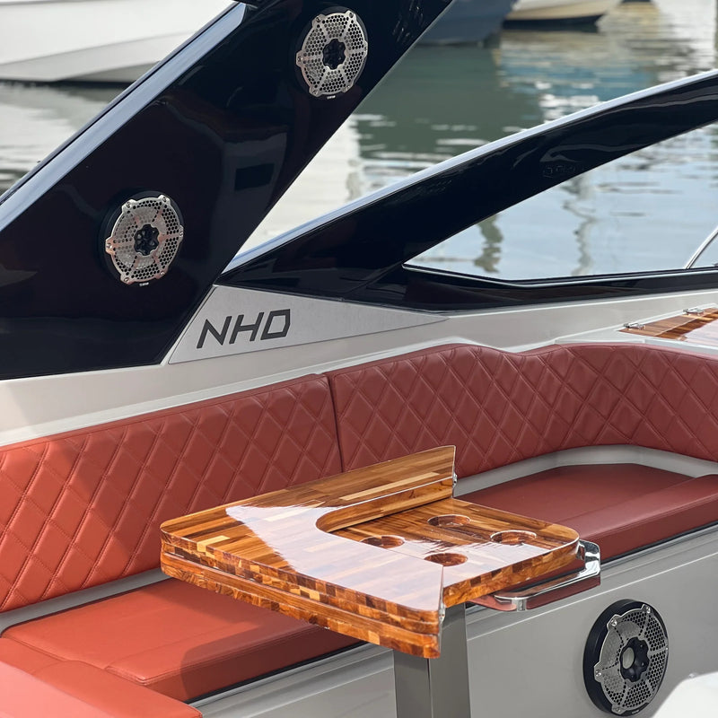 DS18 NXL-6M/BK speakers installed on boat