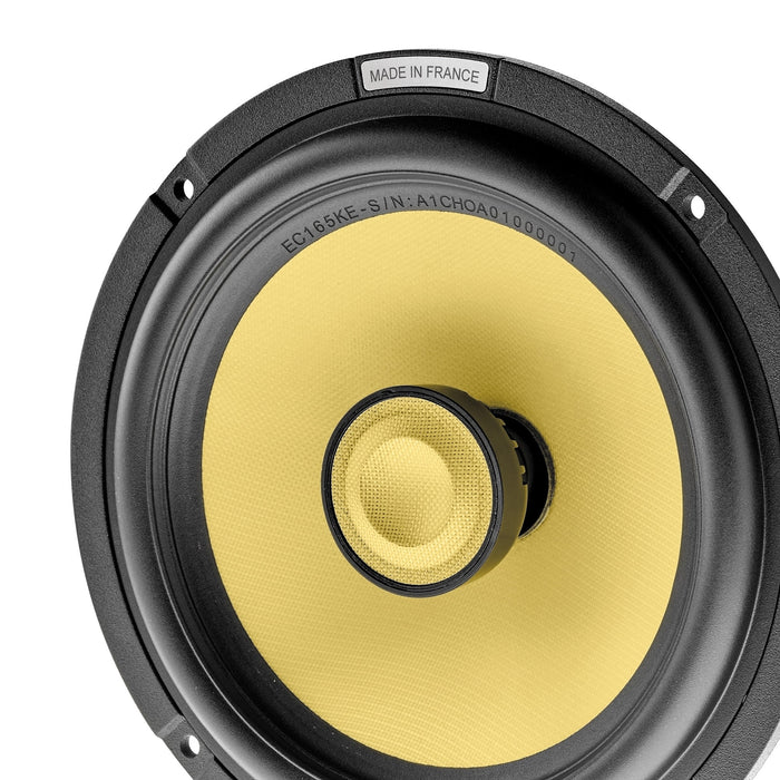 EC 165 KE Focal K2 Power Evo 6.5" 6 1/2 inch Kevlar Coaxial 2 Way Speakers 80W RMS 4 Ohm Elite Car Audio (Pair)