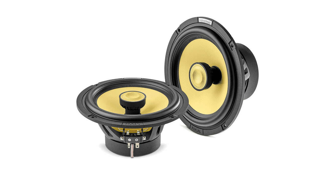 EC 165 KE Focal K2 Power Evo 6.5" 6 1/2 inch Kevlar Coaxial 2 Way Speakers 80W RMS 4 Ohm Elite Car Audio (Pair)