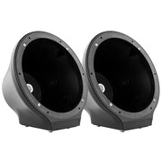 Black universal speaker pods for motorcycles and jet skis