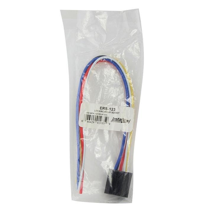 ERS-123 METRA Locking Relay Socket With 12 Inch Lead Wire - Each