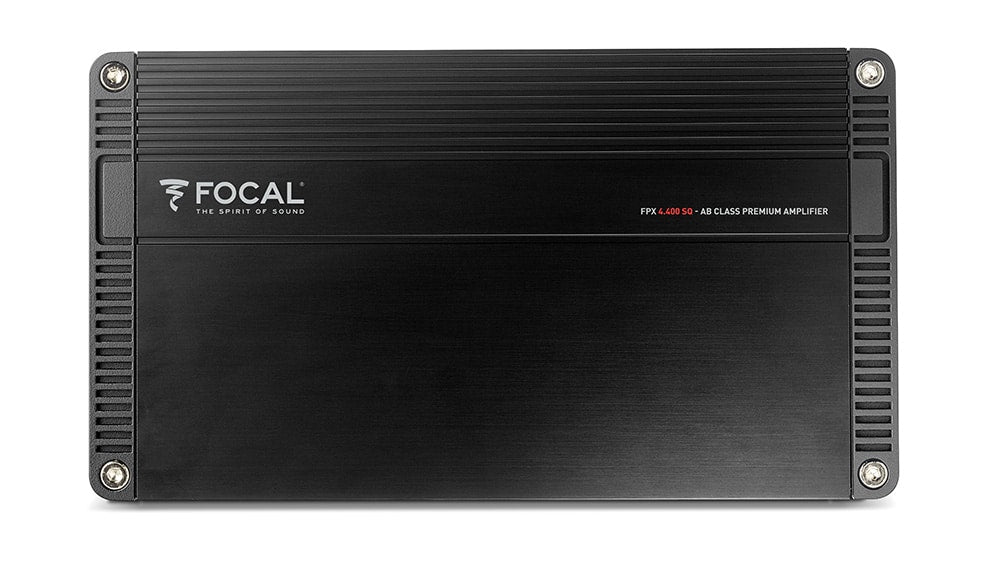 FPX 4.400 SQ Focal 4 Channel Performance Car Audio Amplifier 4x70W 4 Ohm, 4x100W 2 Ohm Class AB Amp