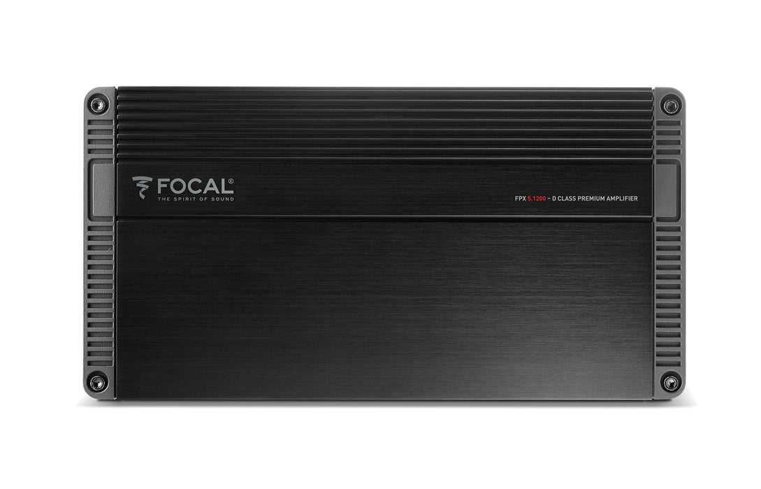 FPX 5.1200 Focal 5 Channel Performance Car Audio Amplifier 4x120W RMS + 1x720W RMS Class D Amp