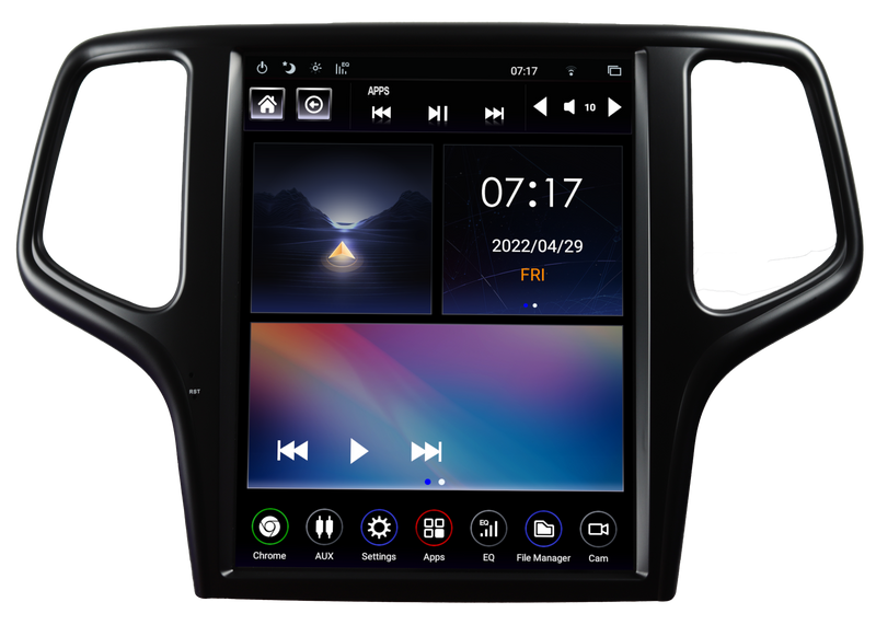 TS-JPGC12-1RR-5B Linkswell Gen V T-Style 12.1" Tablet Radio Jeep Grand Cherokee 2014-2021
