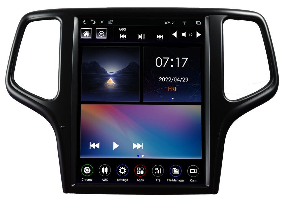 TS-JPGC12-1RR-5B Linkswell Gen V T-Style 12.1" Tablet Radio Jeep Grand Cherokee 2014-2021