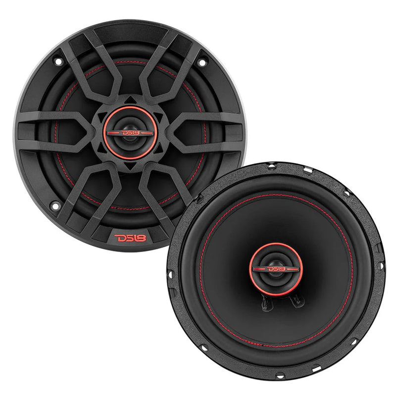 Pair of DS18 G6.5Xi 6.5 inch 2-way coaxial car audio speakers