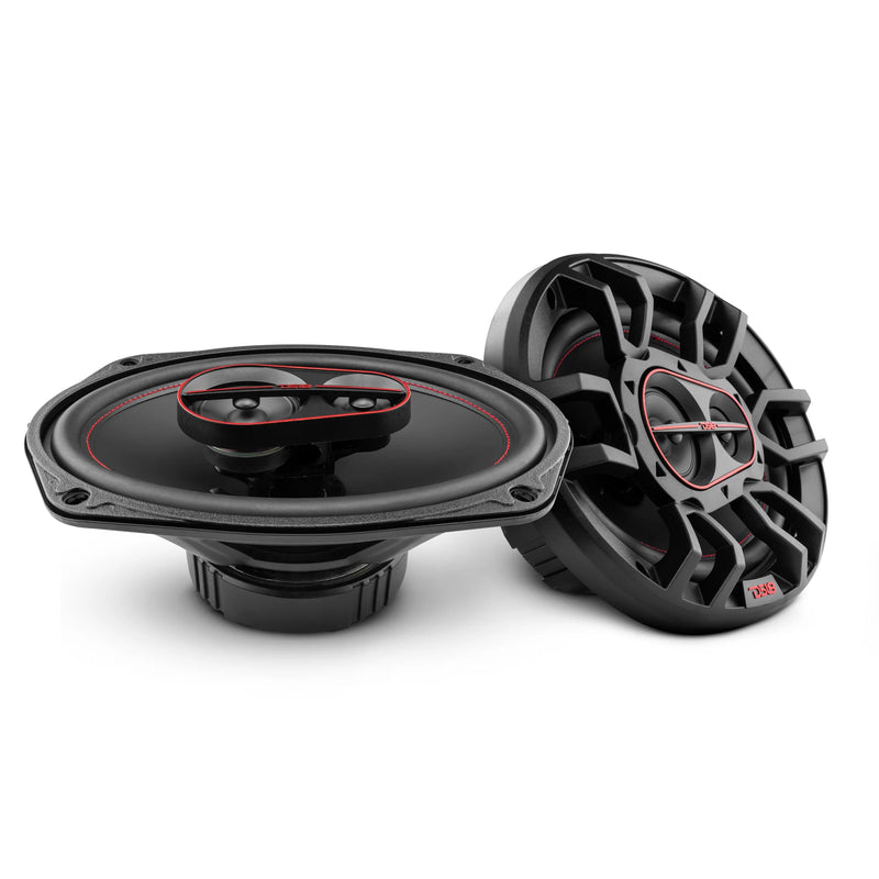 DS18 G6.9Xi GEN-X 6x9 inch 3-way coaxial car speakers pair 180 watt 4 ohm audio speakers