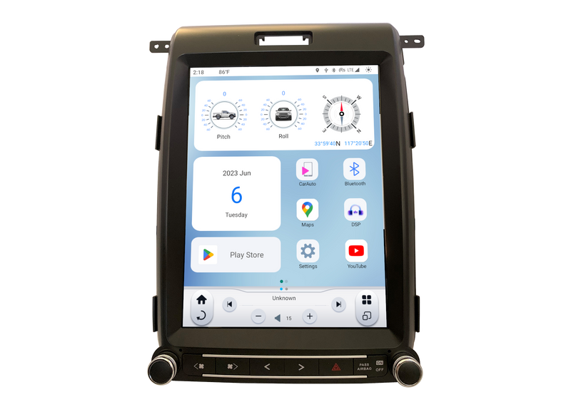 TS-FDOP12-1RR-6H Linkswell Gen VI T-Style 12.1" Tablet Radio Ford F-150 2013-2014