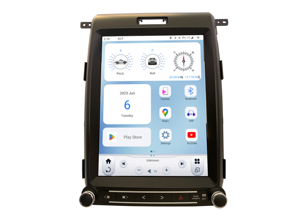 TS-FDOP12-1RR-6H Linkswell Gen VI T-Style 12.1" Tablet Radio Ford F-150 2013-2014