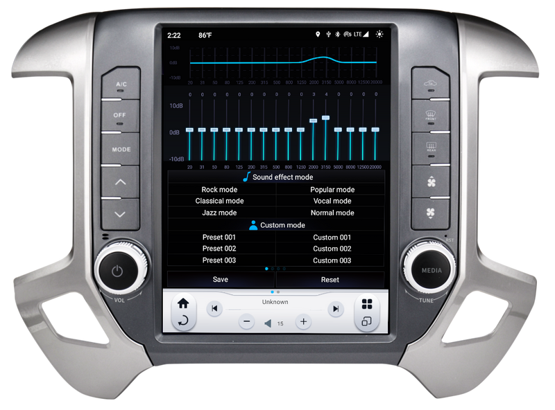 TS-GMPU12-1RR-6H Linkswell Gen VI T-Style 12.1" Tablet Radio 2014-2018 GMC Sierra/Chevy Silverado 1500, 2014-2019 GMC Sierra/Chevy Silverado 2500 & 3500
