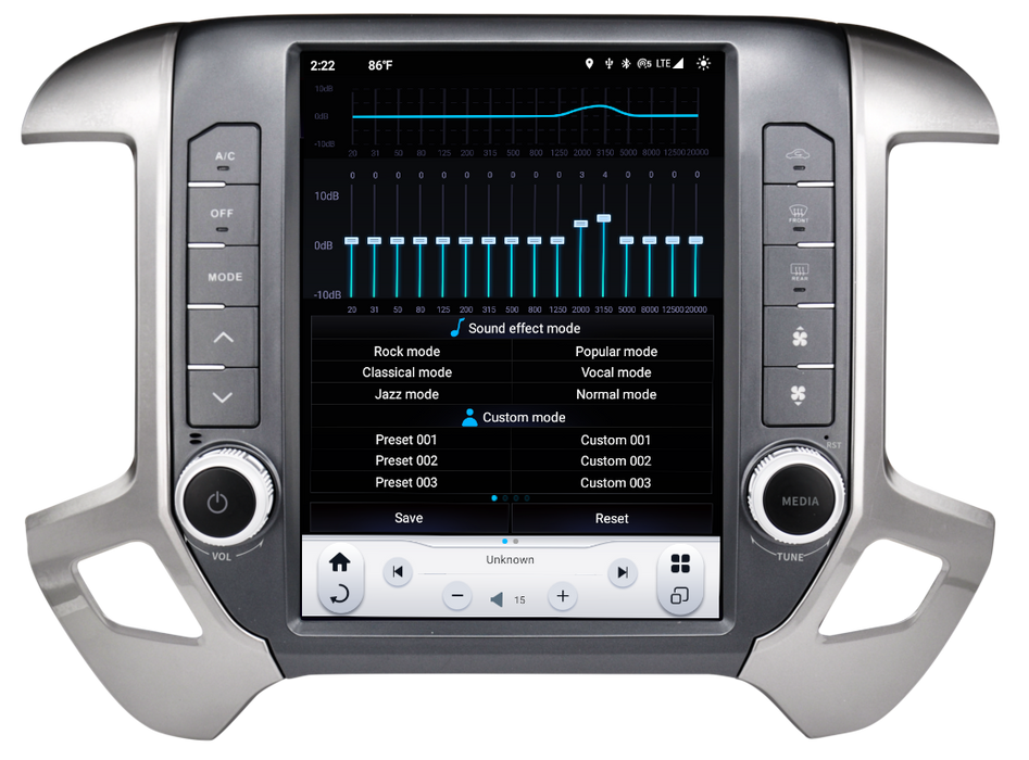 TS-GMPU12-1RR-6H Linkswell Gen VI T-Style 12.1" Tablet Radio 2014-2018 GMC Sierra/Chevy Silverado 1500, 2014-2019 GMC Sierra/Chevy Silverado 2500 & 3500