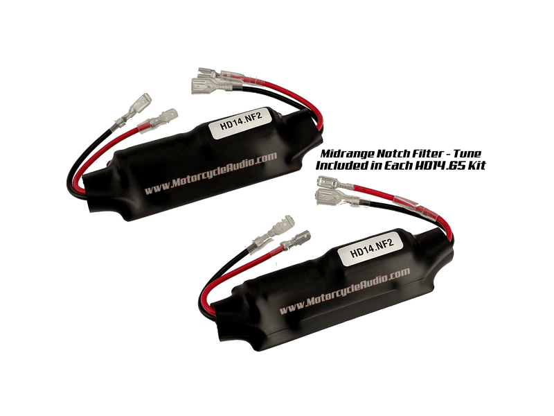 HD14.652 Precision Power Soundstream Motorcycle Audio Fairing Speaker Upgrade Kit for 2014+ Harley Davidson Touring Motorcycles (Factory Upgrade 2 ohm) Pair