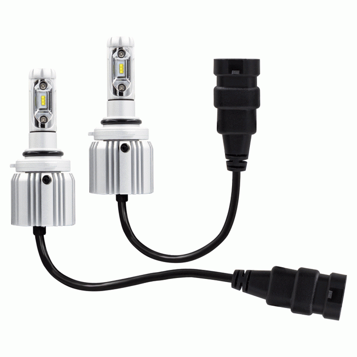 HE-9006LED METRA 9006 LED Headlight Bulb Kit - Single Beam (Pair)