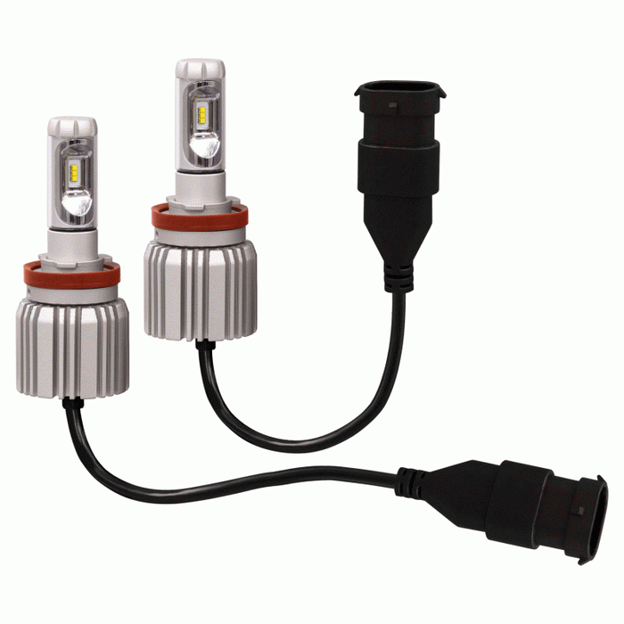 HE-H11LED METRA H11 LED Headlight Bulb Kit - Single Beam (Pair)