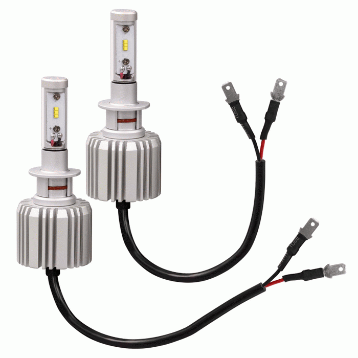 HE-H1LED METRA H1 LED Headlight Bulb Kit - Single Beam (Pair)