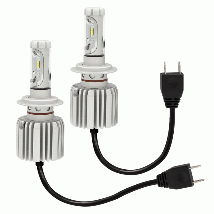 HE-H7LED METRA H7 LED Headlight Bulb Kit - Single Beam (Pair)