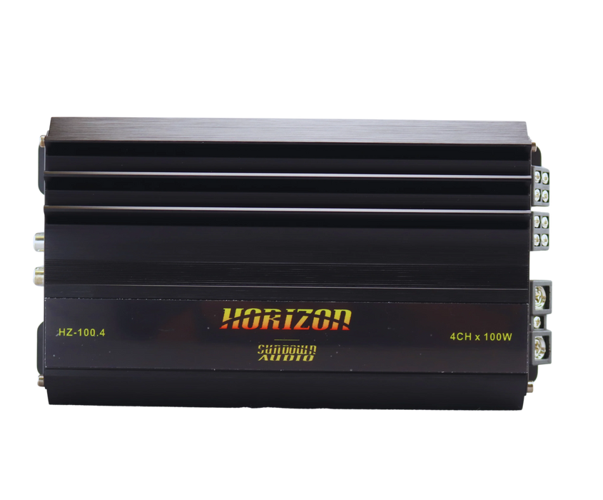 A-HZ100.4 Sundown Audio Horizon HZ-100.4 4-Channel Full Range Amplifier (100Wx4 RMS 4 OHM) (170Wx4 RMS 2 OHM)
