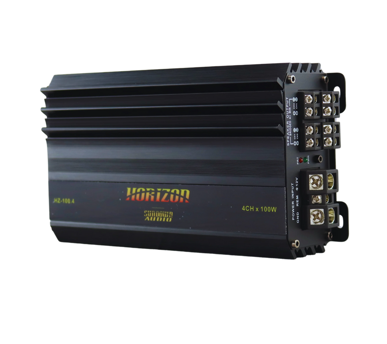 A-HZ100.4 Sundown Audio Horizon HZ-100.4 4-Channel Full Range Amplifier (100Wx4 RMS 4 OHM) (170Wx4 RMS 2 OHM)