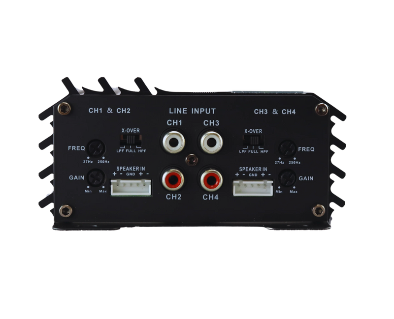 A-HZ100.4 Sundown Audio Horizon HZ-100.4 4-Channel Full Range Amplifier (100Wx4 RMS 4 OHM) (170Wx4 RMS 2 OHM)