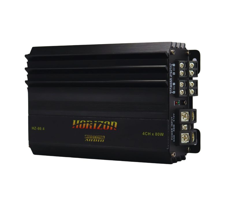 A-HZ80.4 Sundown Audio Horizon HZ-80.4 4-Channel Full Range Amplifier (80Wx4 RMS 4 OHM) (130Wx4 RMS 2 OHM)
