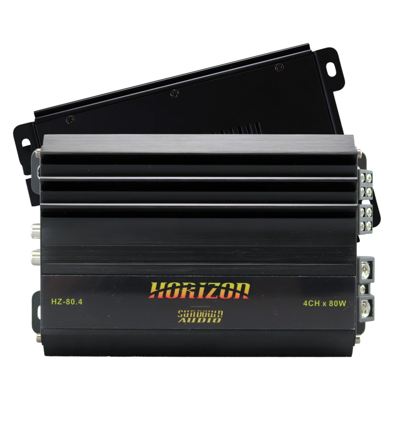 A-HZ80.4 Sundown Audio Horizon HZ-80.4 4-Channel Full Range Amplifier (80Wx4 RMS 4 OHM) (130Wx4 RMS 2 OHM)