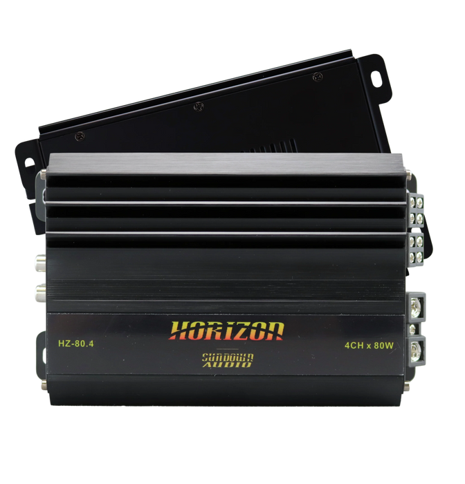 A-HZ80.4 Sundown Audio Horizon HZ-80.4 4-Channel Full Range Amplifier (80Wx4 RMS 4 OHM) (130Wx4 RMS 2 OHM)