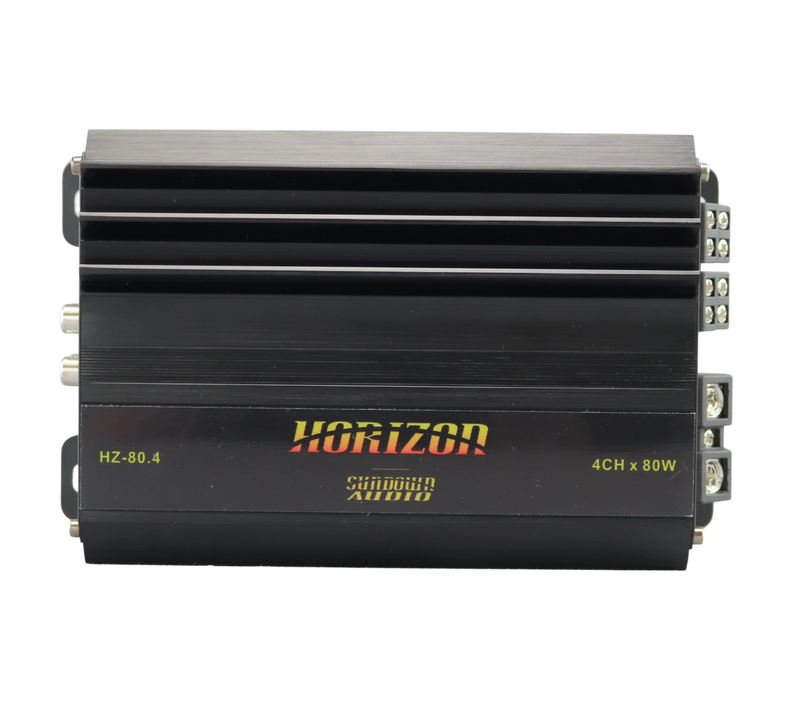 A-HZ80.4 Sundown Audio Horizon HZ-80.4 4-Channel Full Range Amplifier (80Wx4 RMS 4 OHM) (130Wx4 RMS 2 OHM)
