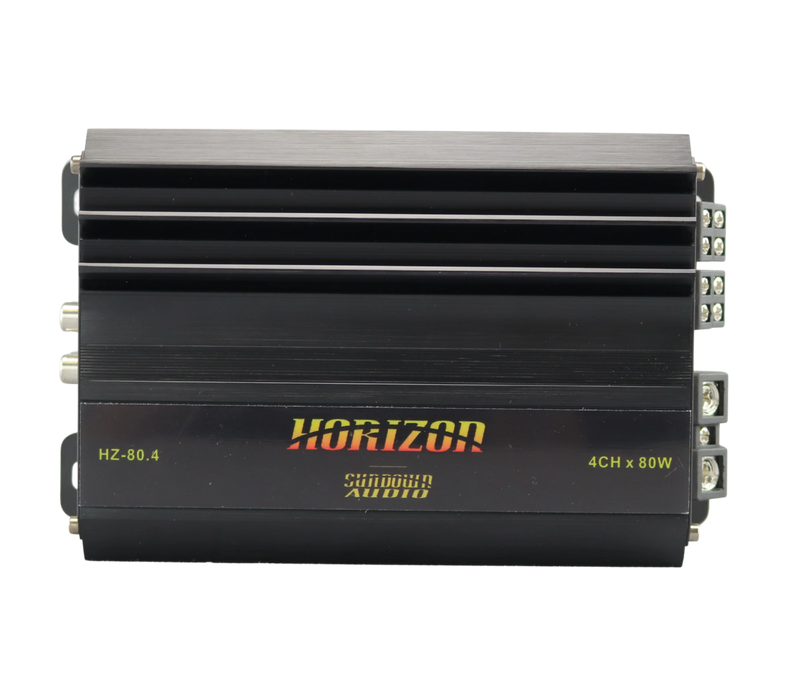 A-HZ80.4 Sundown Audio Horizon HZ-80.4 4-Channel Full Range Amplifier (80Wx4 RMS 4 OHM) (130Wx4 RMS 2 OHM)
