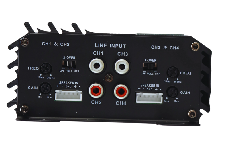 A-HZ80.4 Sundown Audio Horizon HZ-80.4 4-Channel Full Range Amplifier (80Wx4 RMS 4 OHM) (130Wx4 RMS 2 OHM)