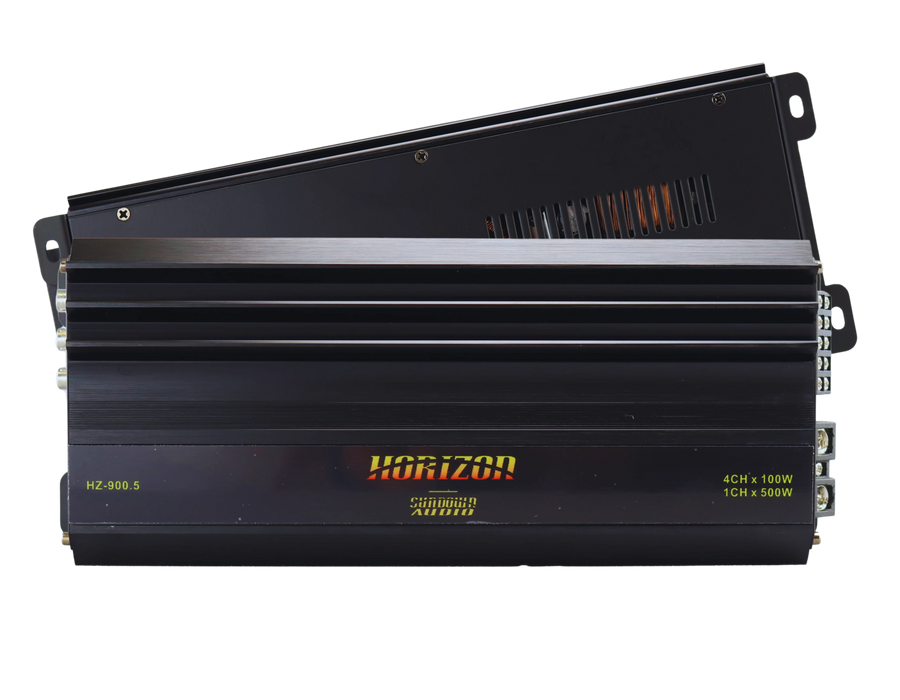 A-HZ900.5 Sundown Audio Horizon HZ-900.5 5-Channel Full Range Amplifier CH1-4(100Wx4 RMS 4 OHM / 150Wx4 RMS 2 OHM) CH5(200W RMS 4 OHM / 500W RMS 2 OHM)