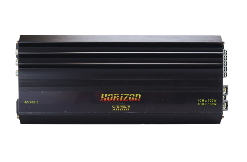 A-HZ900.5 Sundown Audio Horizon HZ-900.5 5-Channel Full Range Amplifier CH1-4(100Wx4 RMS 4 OHM / 150Wx4 RMS 2 OHM) CH5(200W RMS 4 OHM / 500W RMS 2 OHM)