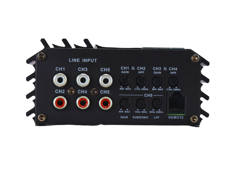 A-HZ900.5 Sundown Audio Horizon HZ-900.5 5-Channel Full Range Amplifier CH1-4(100Wx4 RMS 4 OHM / 150Wx4 RMS 2 OHM) CH5(200W RMS 4 OHM / 500W RMS 2 OHM)
