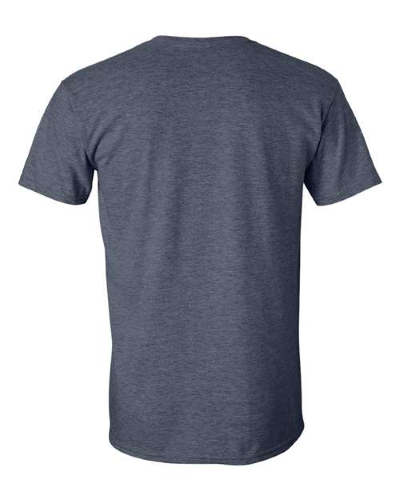 Pro Audio Center Heather Navy Soft Style PAC Horizontal Logo T-Shirt