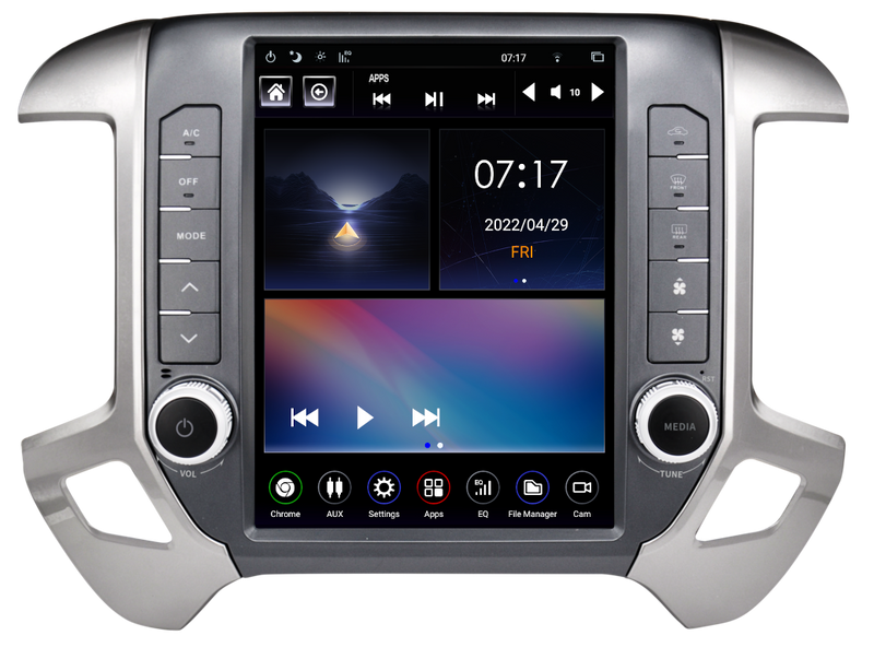 TS-GMPU12-1RR-5S Linkswell Gen V T-Style 12.1" Tablet Radio 2014-2018 GMC Sierra/Chevy Silverado 1500, 2014-2019 GMC Sierra/Chevy Silverado 2500 & 3500