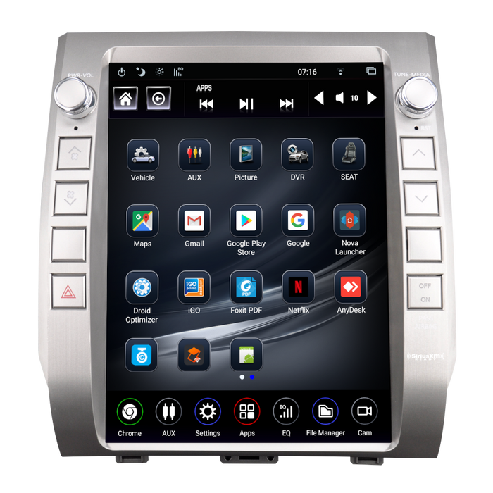 TS-TYPU12-1RR-5S Linkswell Gen V T-Style 12.1" Tablet Radio Toyota Tundra 2014-2021