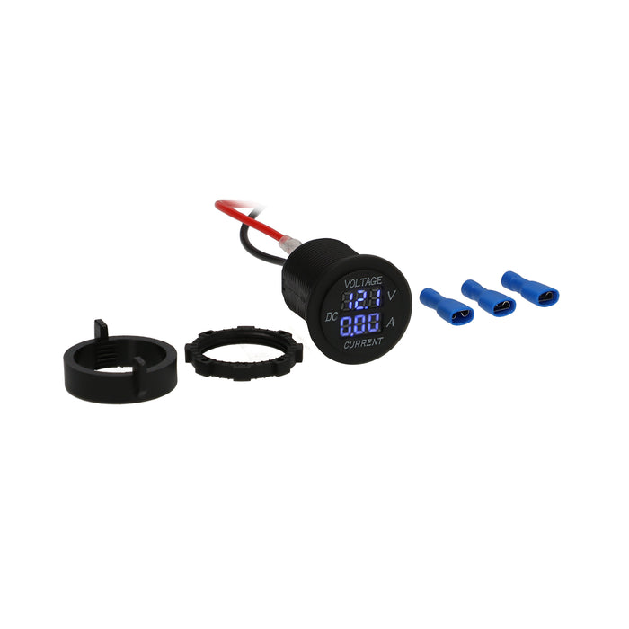 IBR93 Metra Installbay Round Digital Meter with Blue LED Display