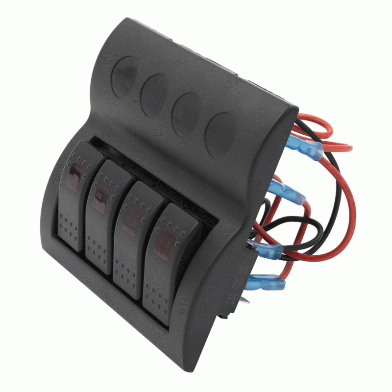 IBSP4 Metra 4-Position Rocker Switch Panel w/ Red LED