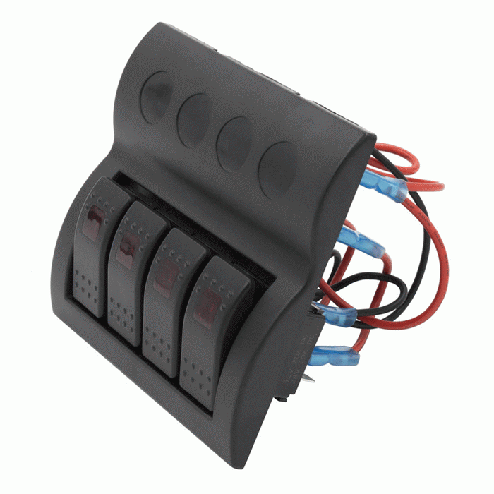 IBSP4 Metra 4-Position Rocker Switch Panel w/ Red LED