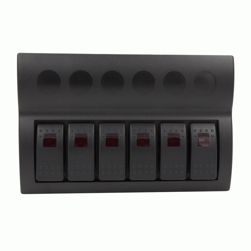IBSP6 Metra 6-Position Rocker Switch Panel w/ Red LED