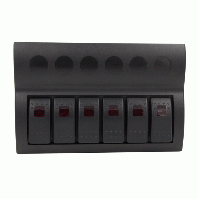IBSP6 Metra 6-Position Rocker Switch Panel w/ Red LED