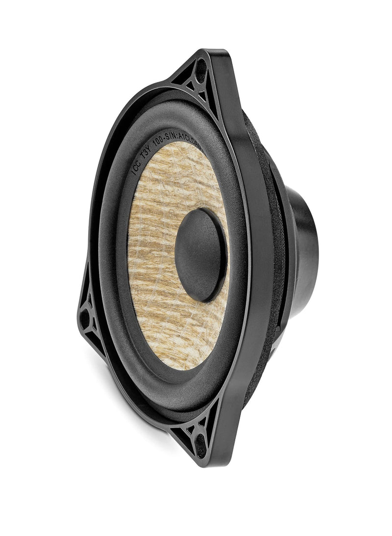 ICC T3Y 100 Focal Inside Flax Center Channel Speaker Upgrade Kit Plug & Play Compatible with Tesla Model 3 & Model Y, 50W RMS 4 Ohm (Single)