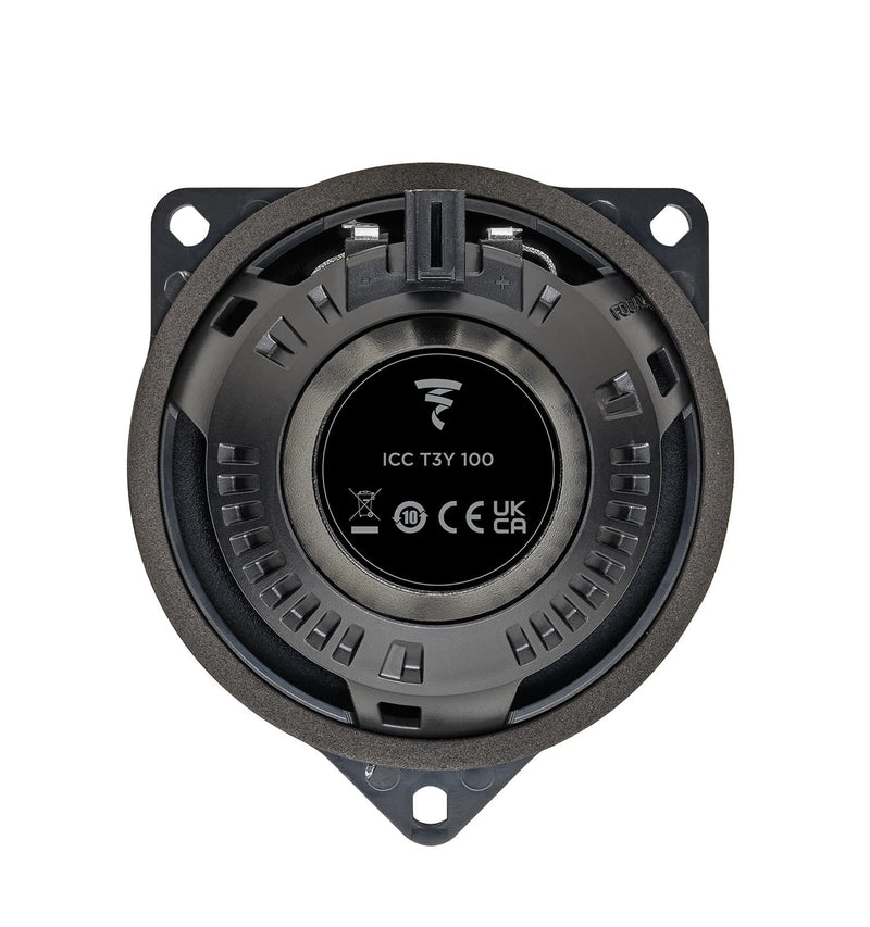 ICC T3Y 100 Focal Inside Flax Center Channel Speaker Upgrade Kit Plug & Play Compatible with Tesla Model 3 & Model Y, 50W RMS 4 Ohm (Single)