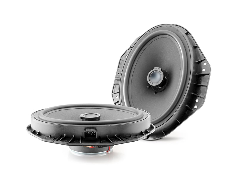 IC FORD 690 Focal Inside 6x9" Polyglass 2-Way Coaxial Speaker Upgrade Kit Plug & Play Compatible with Ford, Lincoln, 75W RMS 4 Ohm (Pair)