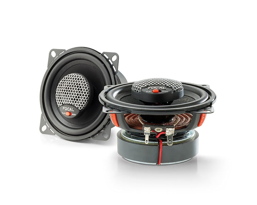 ICU 100 Focal Universal Integration 4" inch Coaxial 2 Way Speakers 40W RMS 4 Ohm Car Audio (Pair)