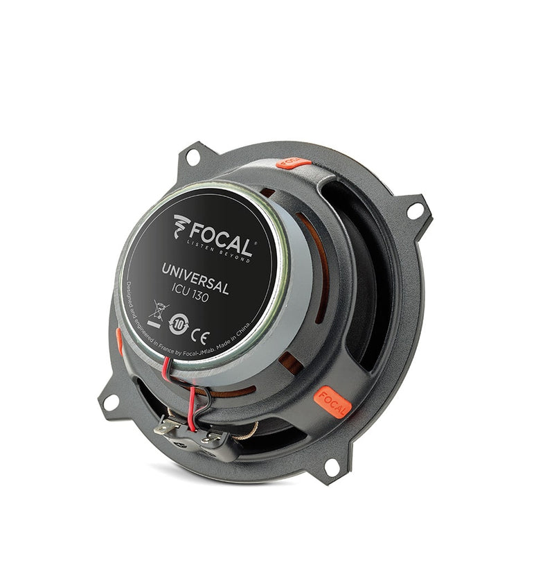 ICU 130 Focal Universal Integration 5.25" 5 1/4 inch Coaxial 2 Way Speakers 60W RMS 4 Ohm Car Audio (Pair)