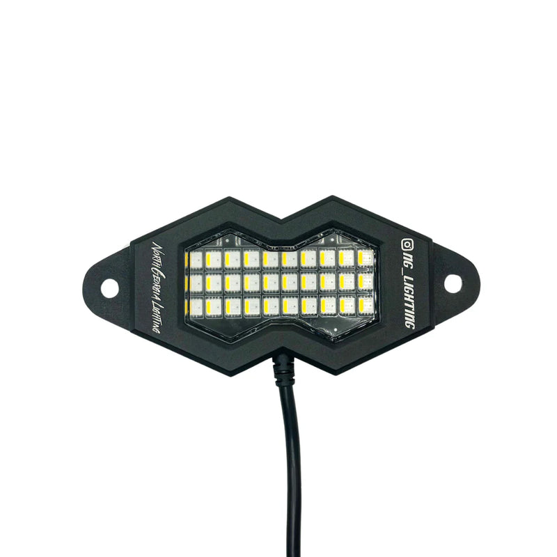 (12pcs) 30 LED North Georgia Lighting RGBW Rock Light Kit w/ Lighting Controller