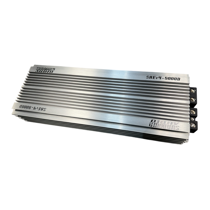 SAEv.4-5000D Sundown Audio SAEv4 Series 5000.1D Monoblock Class-D Subwoofer Amplifier 5000W RMS 1 OHM Stable