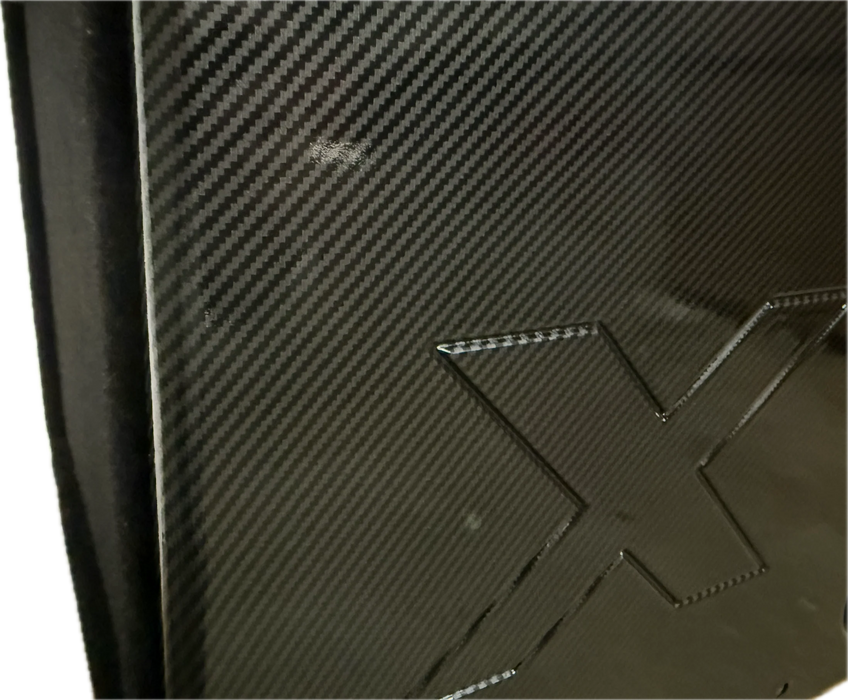 12SXK-P Black Atrend Single 12" Kicker Solo X Box w/ Custom front Plate (Unloaded Enclosure)