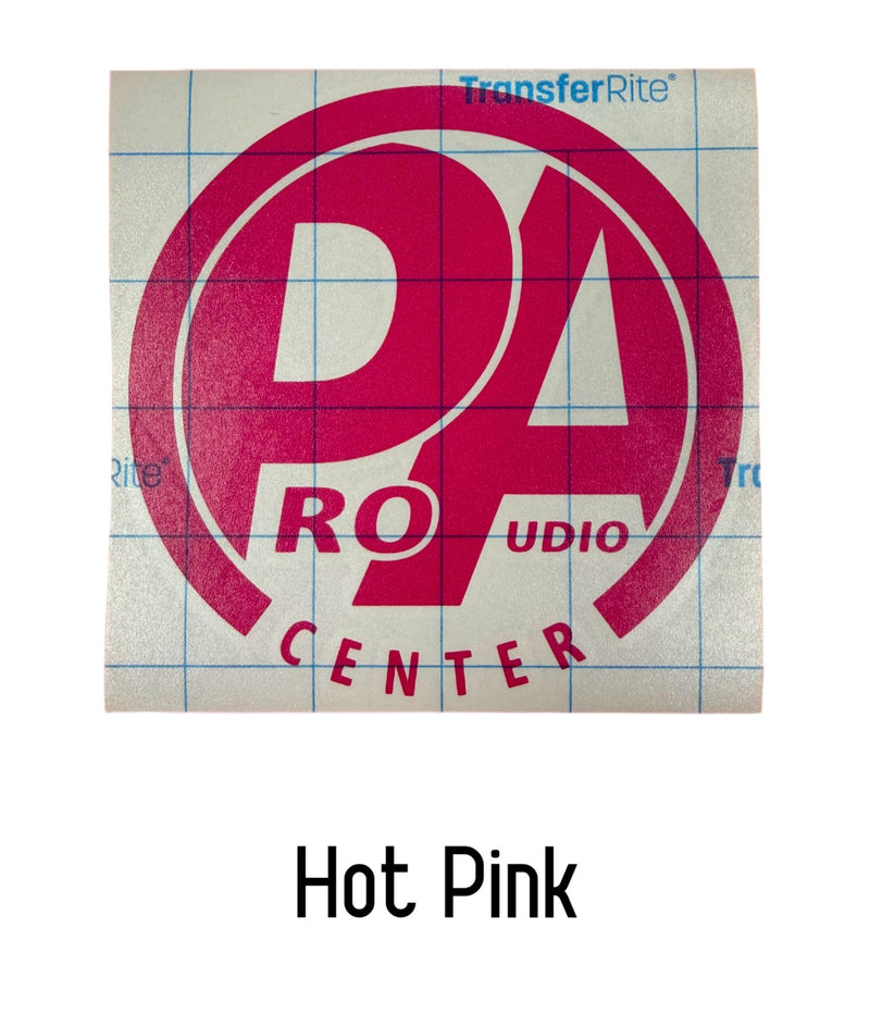 Pro Audio Center Vinyl Cut Sticker 5" Round Circle PAC Logo